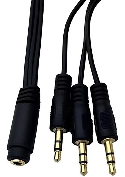 Speeduf3 Erkek Stereo 1 Dişi Stereo 1 Dişi Aux 3 Erkek Aux Kablo Ses Sistemi Kablosu modelleri