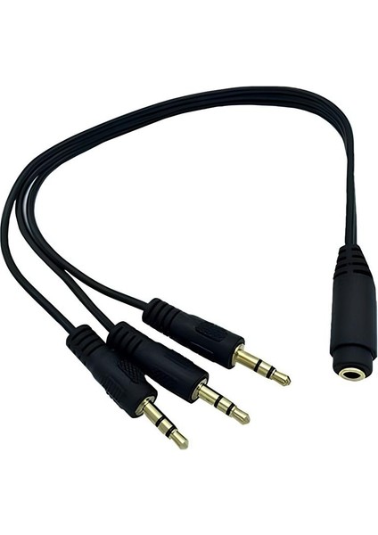 Speeduf3 Erkek Stereo 1 Dişi Stereo 1 Dişi Aux 3 Erkek Aux Kablo Ses Sistemi Kablosu fırsatları