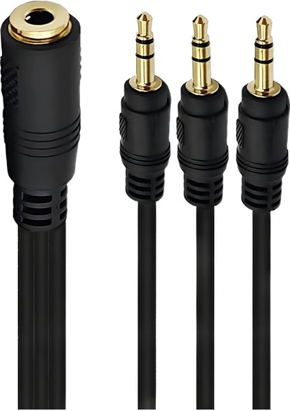 Speeduf3 Erkek Stereo 1 Dişi Stereo 1 Dişi Aux 3 Erkek Aux Kablo Ses Sistemi Kablosu indirimleri