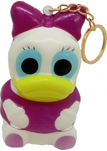 3 Lü Squishy Seti Donald Duck, Daisy Duck ve Eeyare 8x5 cm Ebatlarında fırsatları