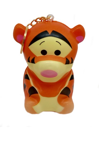 3 Adet Birlikte Squishy Tigger, Winnie The Pooh ve Piglet 8x5 cm Ebatlarında modelleri