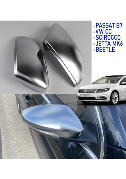 Vw cc Rline Ayna Kapakları - Vw cc Rline Dönüşüm Mat Ayna