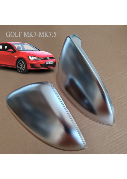 Golf 7 Mat Gri Ayna Kapağı - Golf 7 Rline Dikiz Ayna Kapağı