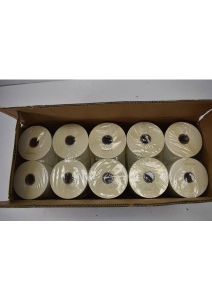 100 x 100 mm Kuşe Etiket 500'LÜK 30 Rulo 15000 adet Etilket "hotmelt Yapışkanlı" 1 KOLİ