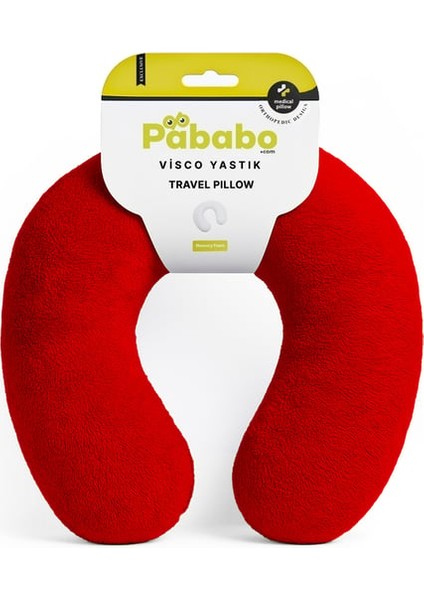 Legosh Peluş U Tipi Boyun Yastığı Yumuşak ve Ergonomik Seyahat Konforu