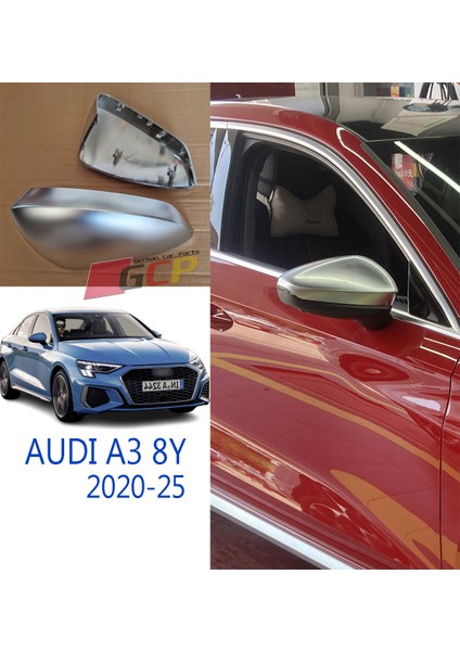 Yeni Kasa A3 Dikiz Aynası Kapağı - A3 8y Sline Ayna Kapak Aksesuar Tuning