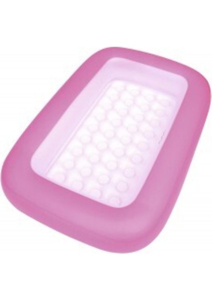 Bestway Pembe Şişme Havuz, Pompa Dahil, 165x104x25 cm, Eğlence ve Serinlik İçin Idealdir