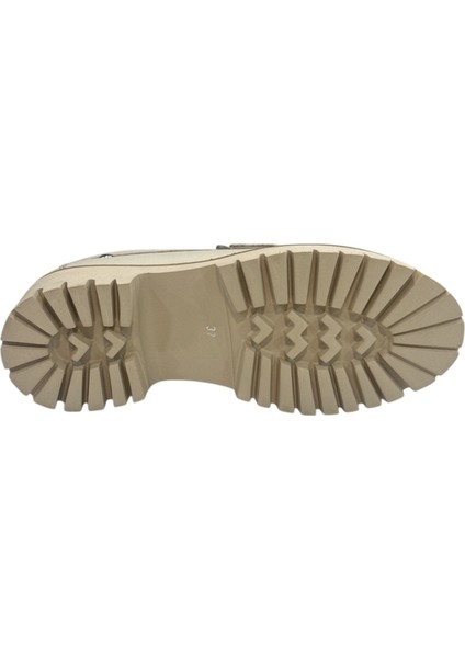 D25YA-3705 Kadın Casual Deri Loafer Ayakkabı fırsatları