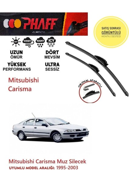 Mitsubişi Carisma Silecek Seti 1999 Model Araca Özel Aparat