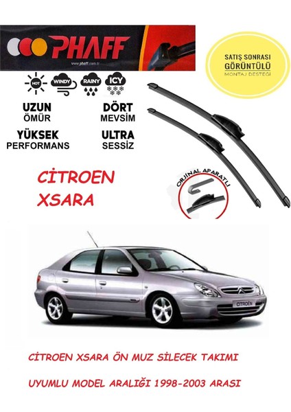 Citroen Xsara Silecek Takımı 2004 Model Araca Özel Aparat