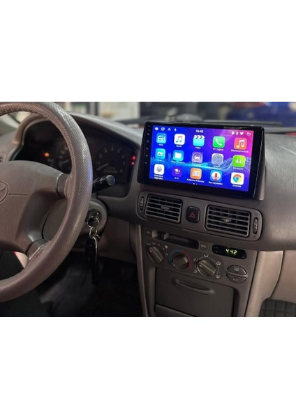Toyota Corolla -E110(1999-2001) 9'' Android-4gb RAM-64GB-ÖN Kayıt Kamera Dvr-Harici Mikrofon- Car Play-Wifi-Fm-Mp3-Bt-Mp5-Hd Geri Görüş Kamera Hediye indirimleri