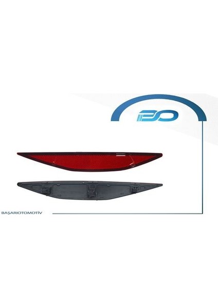 Wısco 5G0945106 Tampon Reflektor Arka Sağ Vw Golf 7 12 -