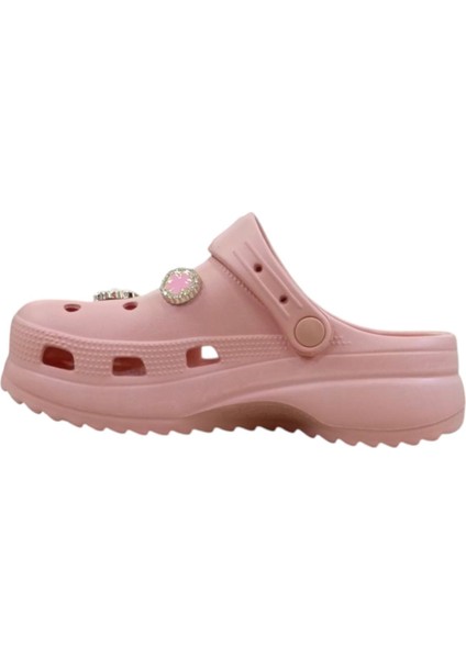 kadın Cros Terlik Burnu Kapalı Aksesuarlı Taşlı Terlik Doktor Hemşire Medikal Plaj Terlik fiyatları