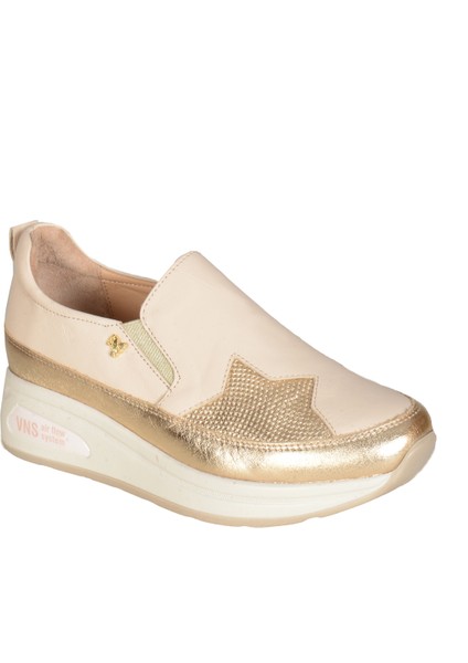 2216655y Airflow Ortopedik Kadın Bej Ayakkabı - Venüs