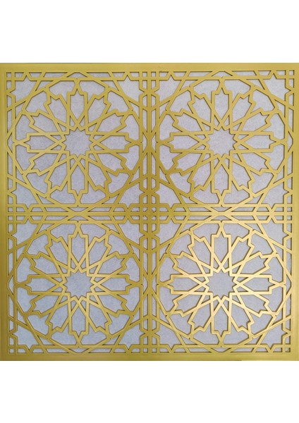Dekoratif Asma Tavan Paneli Selçuk Modeli 60 x 60 cm