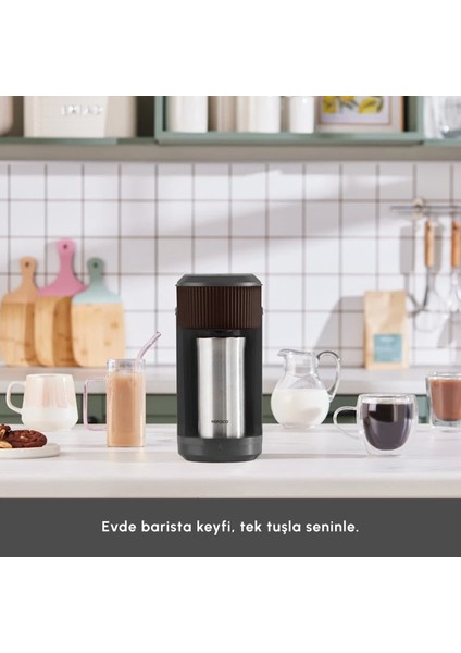 Mono Black Filtre Kahve Makinesi Walnut Brown