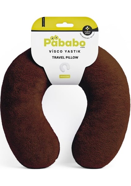 Legosh Peluşş U Tipi Boyun Yastığı Yumuşak ve Ergonomik Seyahat Konforu