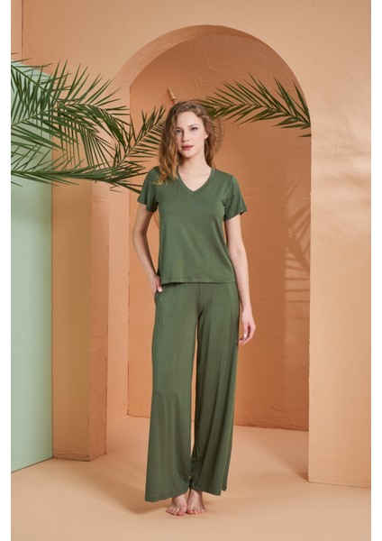 Kadın Pantolon Takımı 27028