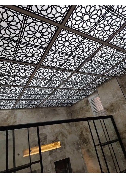 Dekoratif Asma Tavan Paneli Selçuk Modeli 60 x 60 cm fiyatları