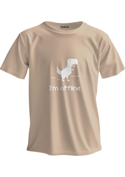 Regular T-Shirt Offline Baskılı 3921