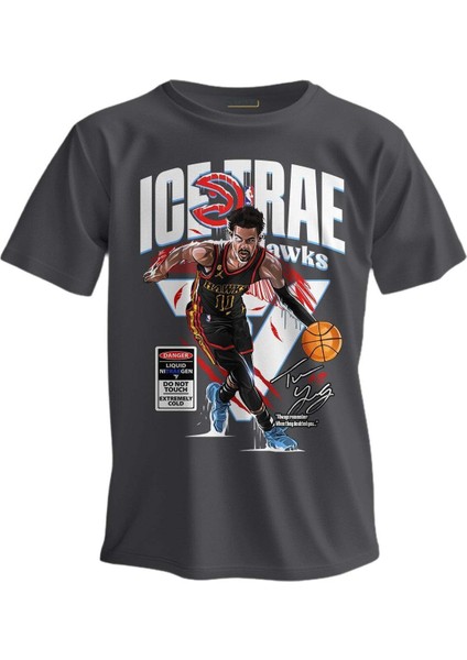Regular T-Shirt Nba Baskılı For Black