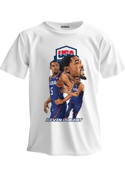 Regular T-Shirt Nba Baskılı Kevin D