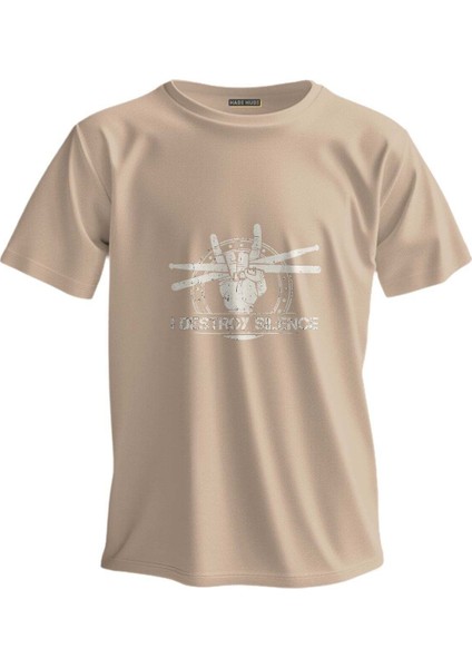 Regular T-Shirt Destroy Baskılı 3920