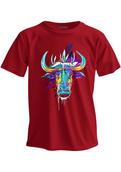 Regular T-Shirt Öküz Baskılı