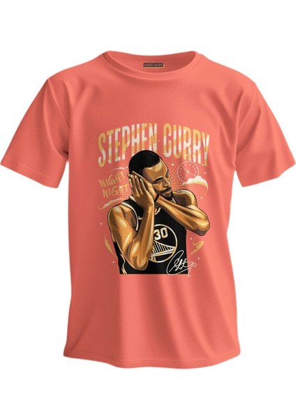 Regular T-Shirt Nba Baskılı Stephen Curry
