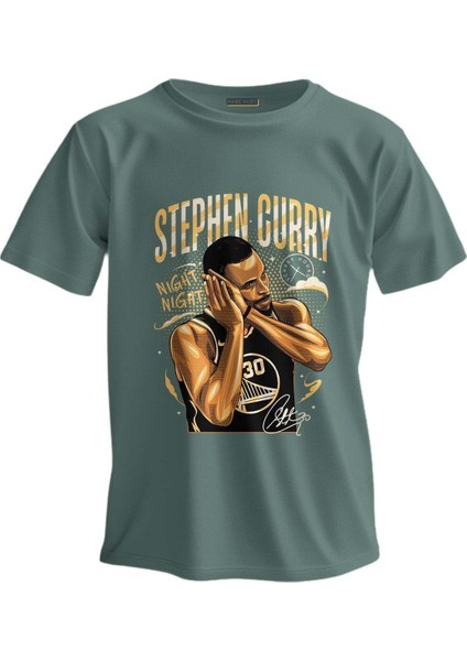 Regular T-Shirt Nba Baskılı Stephen Curry