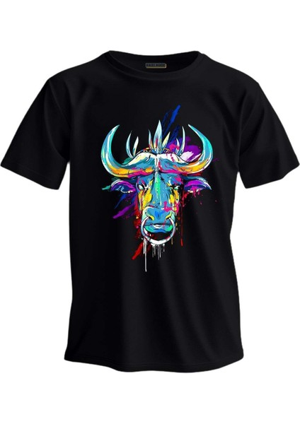 Regular T-Shirt Öküz Baskılı