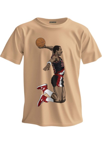 Regular T-Shirt Nba Baskılı Clyde Drexler