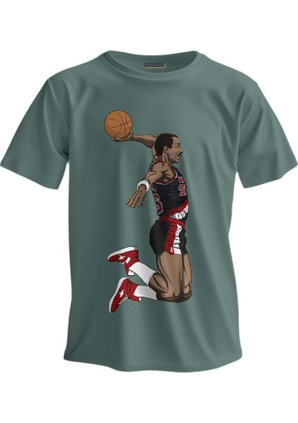 Regular T-Shirt Nba Baskılı Clyde Drexler