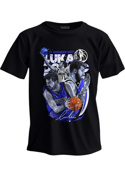Regular T-Shirt Nba Baskılı For Black