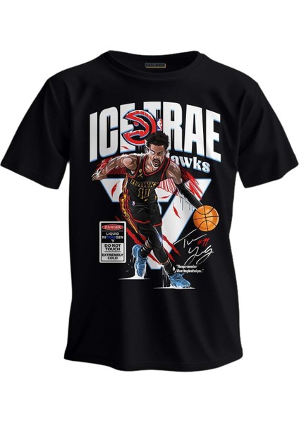 Regular T-Shirt Nba Baskılı For Black