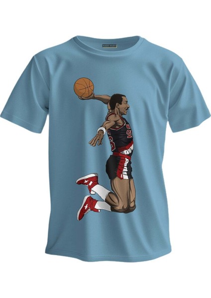 Regular T-Shirt Nba Baskılı Clyde Drexler