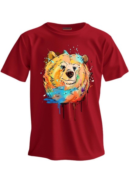 Regular T-Shirt Ayı Baskılı