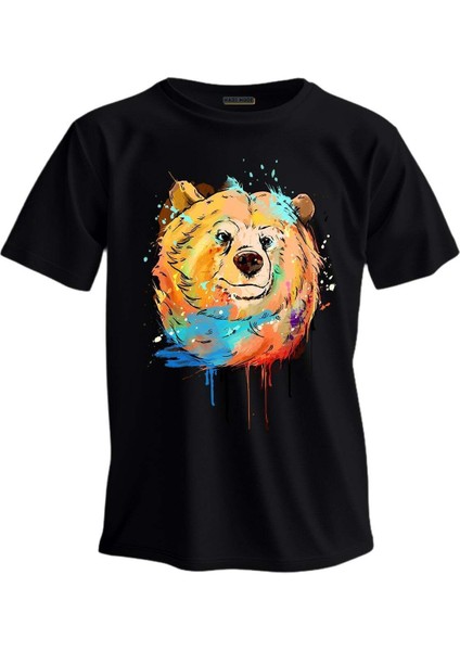 Regular T-Shirt Ayı Baskılı