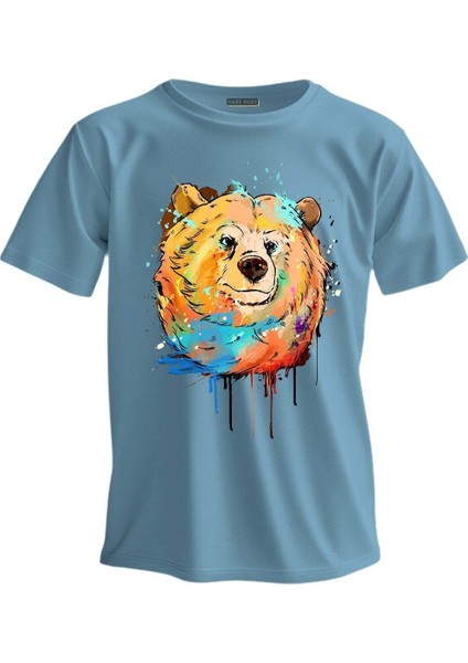 Regular T-Shirt Ayı Baskılı