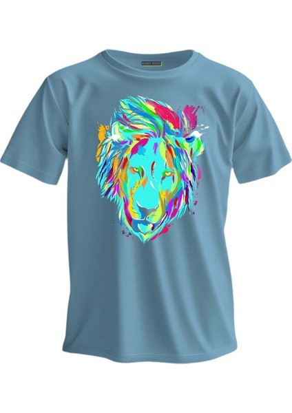 Regular T-Shirt Aslan Baskılı