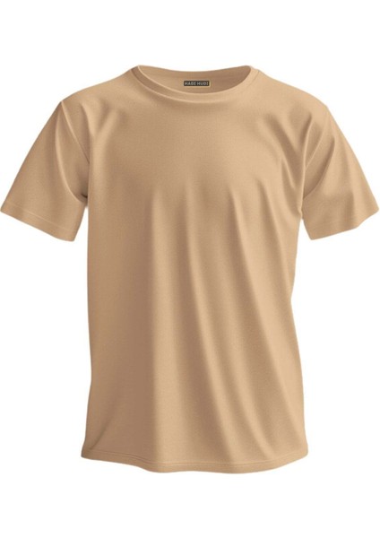 Basic Regular T-Shirt Bej / M
