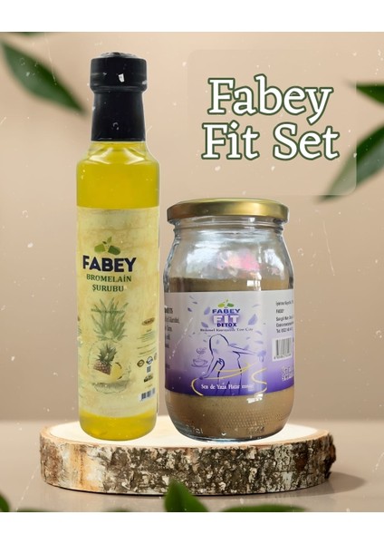 Es'fabey Fit Detox Set Bromelain Şurubu + Detox Çayı