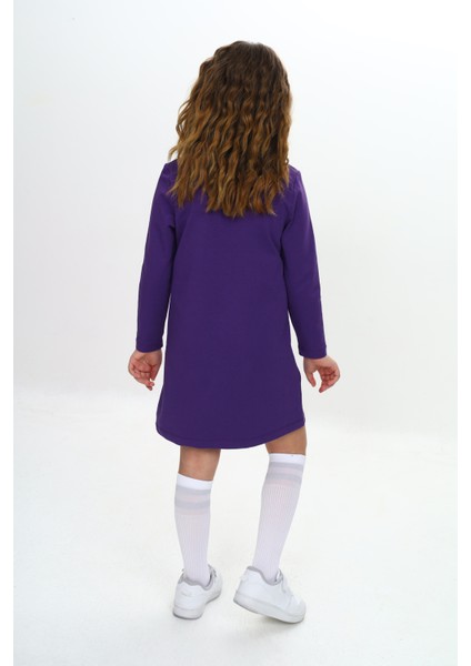 Kız Çocuk Elbise Prenses Kız Baskılı Uzun Kollu indirimleri