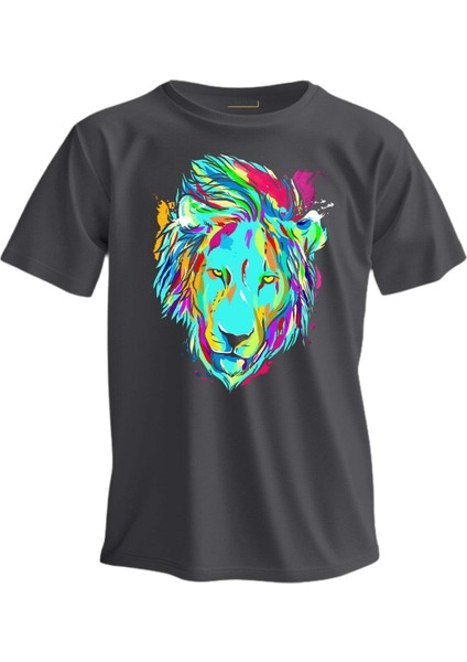 Regular T-Shirt Aslan Baskılı