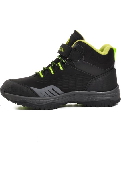 Siyah Fosfor Sarı Çocuk Trekking Ve Outdoor Bot