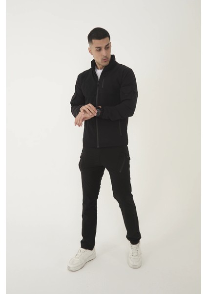Outdoor Unisex Slim Fit Likralı Su Itici Çok Cepli Mevsimlik Taktik Spor Ceket indirimleri