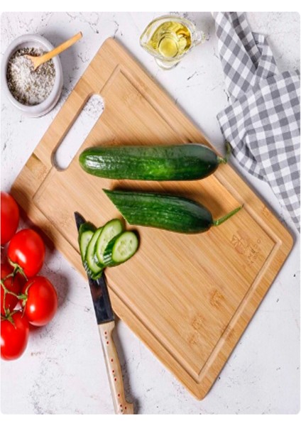 Bambu Kesme Tahtası 36X23 cm Cevreci ve Sağlık Dostu Kesim Tahtası modelleri