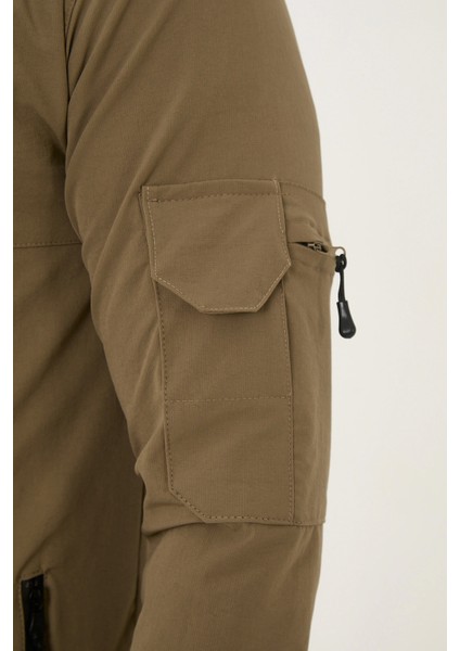 Outdoor Unisex Slim Fit Likralı Su Itici Çok Cepli Mevsimlik Taktik Spor Ceket fırsatları