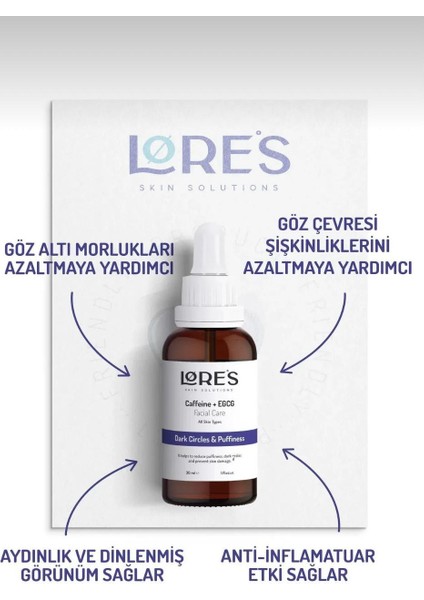 Göz Altı Şişkinlikleri & Cilt Canlandırıcı Set - Caffeine 5% Egcg fiyatları