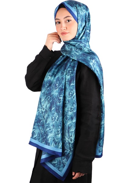 Mint Fırça Desen Twill Ipek Şal fiyatları